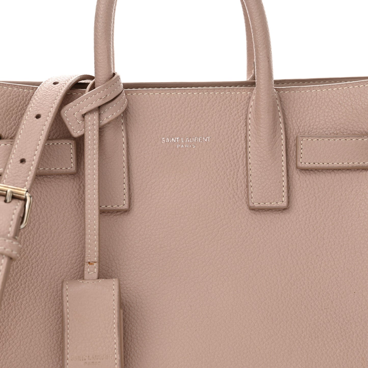 Grained Calfskin Nano Sac De Jour Antique Rose