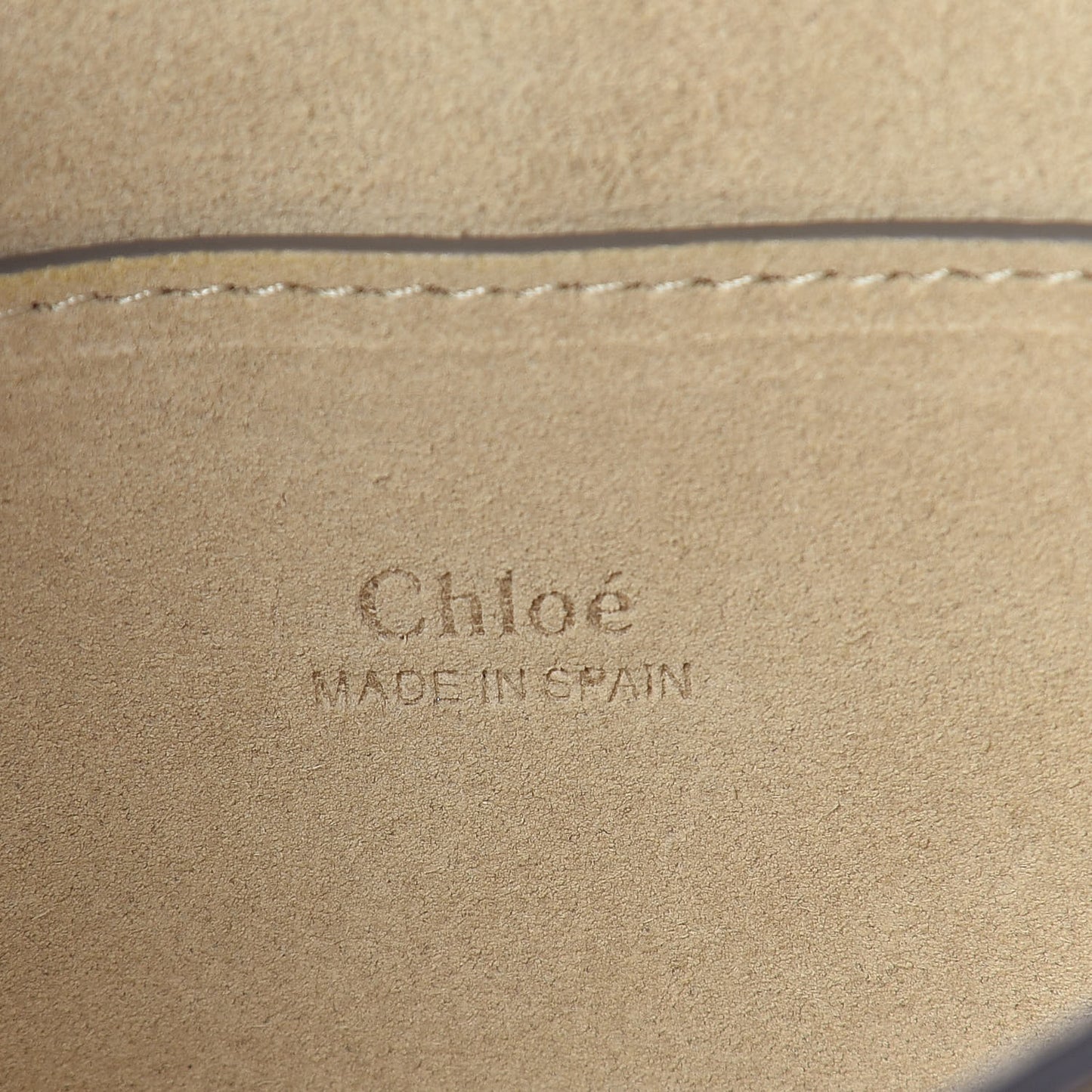 Suede Calfskin Small Faye Shoulder Bag Tobacco