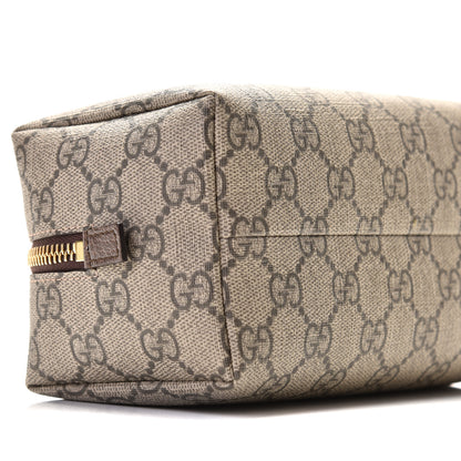 Gucci Soft GG Supreme Monogram Calfskin Medium Ophidia Cosmetic Case Beige Ebony New Acero 3 of 9