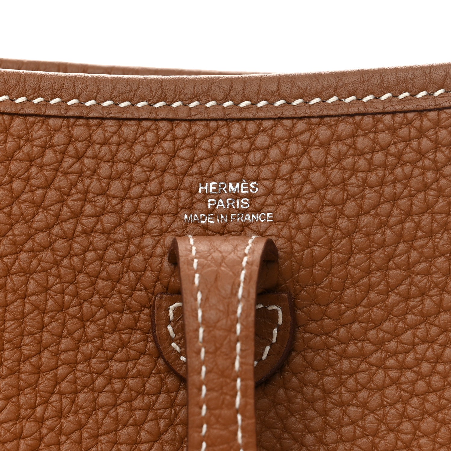 Hermes Taurillon Clemence Evelyne TPM Gold 6 of 11