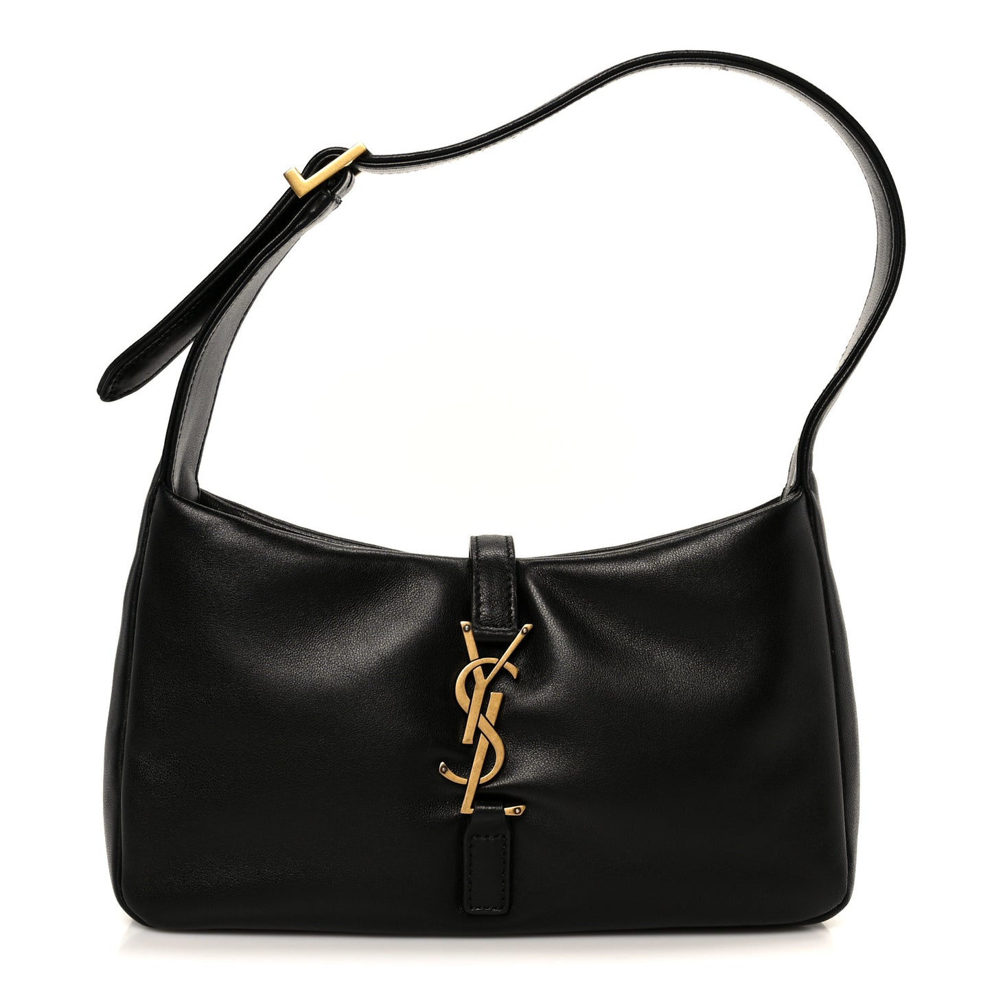 Padded Lambskin Le 5 A 7 Hobo Black