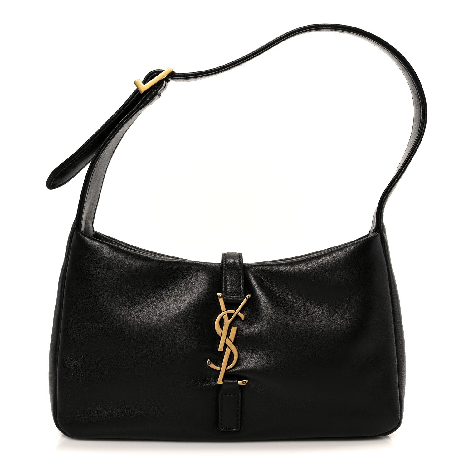 Saint Laurent Padded Lambskin Le 5 A 7 Hobo Black 1 of 10