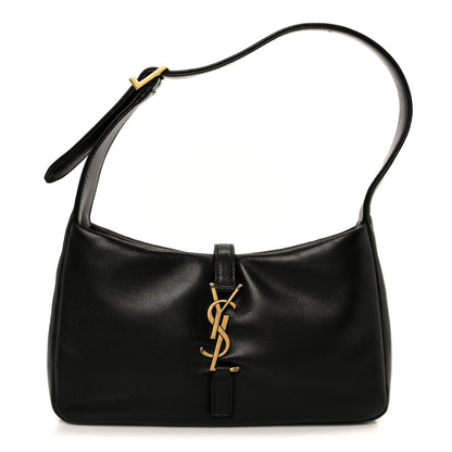 Saint Laurent Padded Lambskin Le 5 A 7 Hobo Black 1 of 10