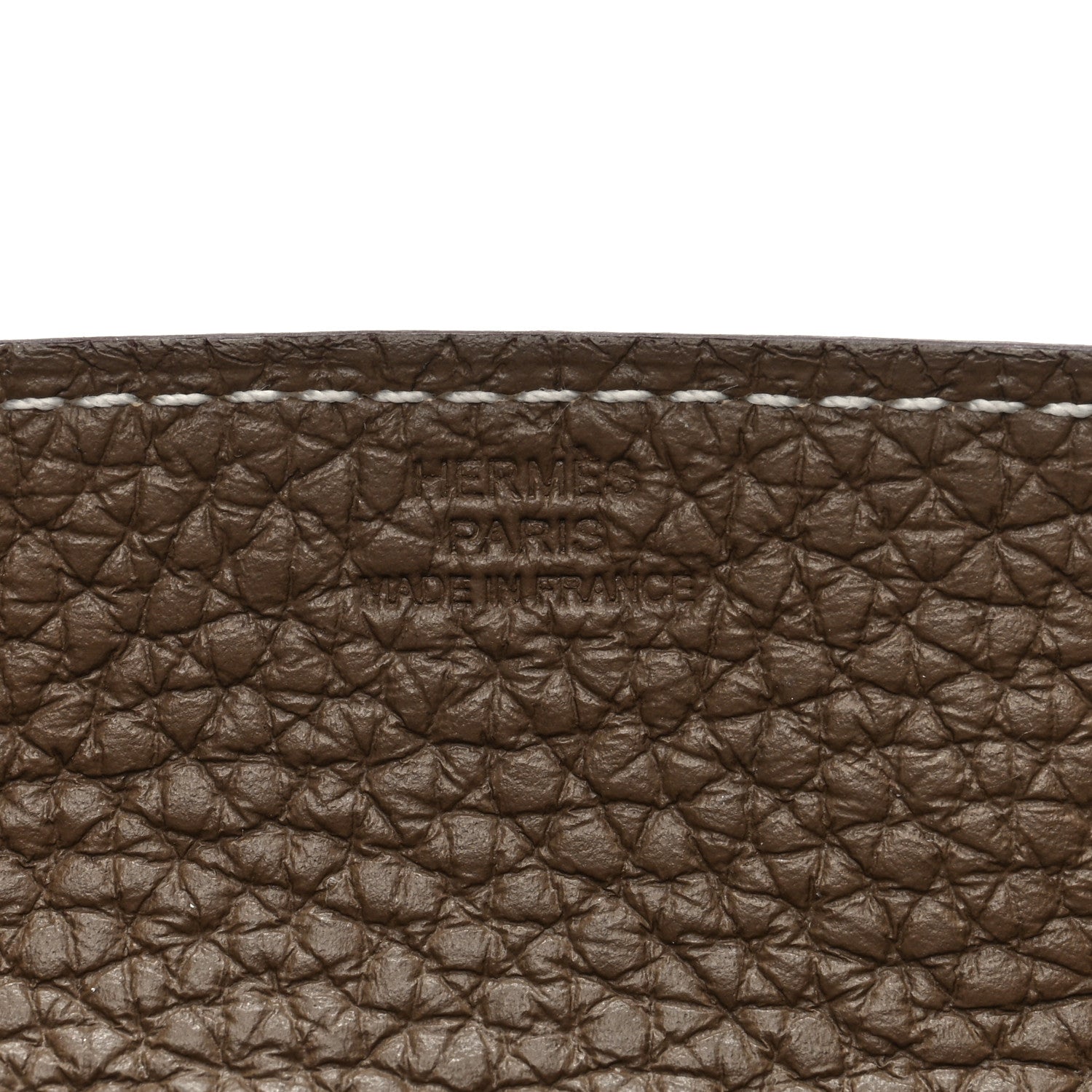 Hermes Taurillon Clemence Mini Mises et Relances Change Tray Etoupe 6 of 6