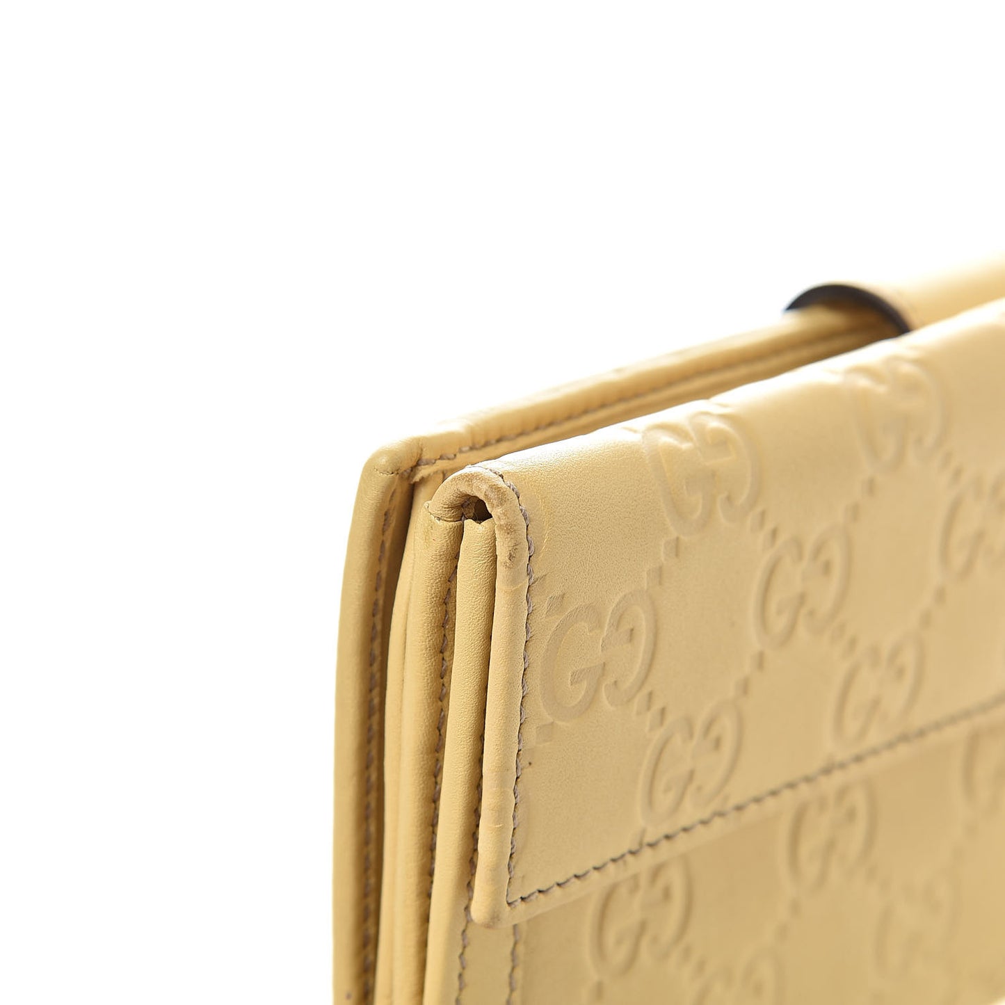 Guccissima Continental Wallet Yellow