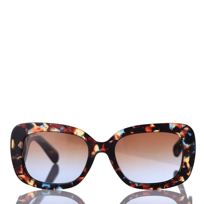 Prada Acetate Baroque Sunglasses SPR 27O Blue Tortoise 2 of 7