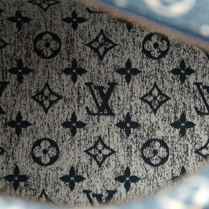 Louis Vuitton Monogram Jacquard Denim Speedy Bandouliere 25 Bleu 5 of 9
