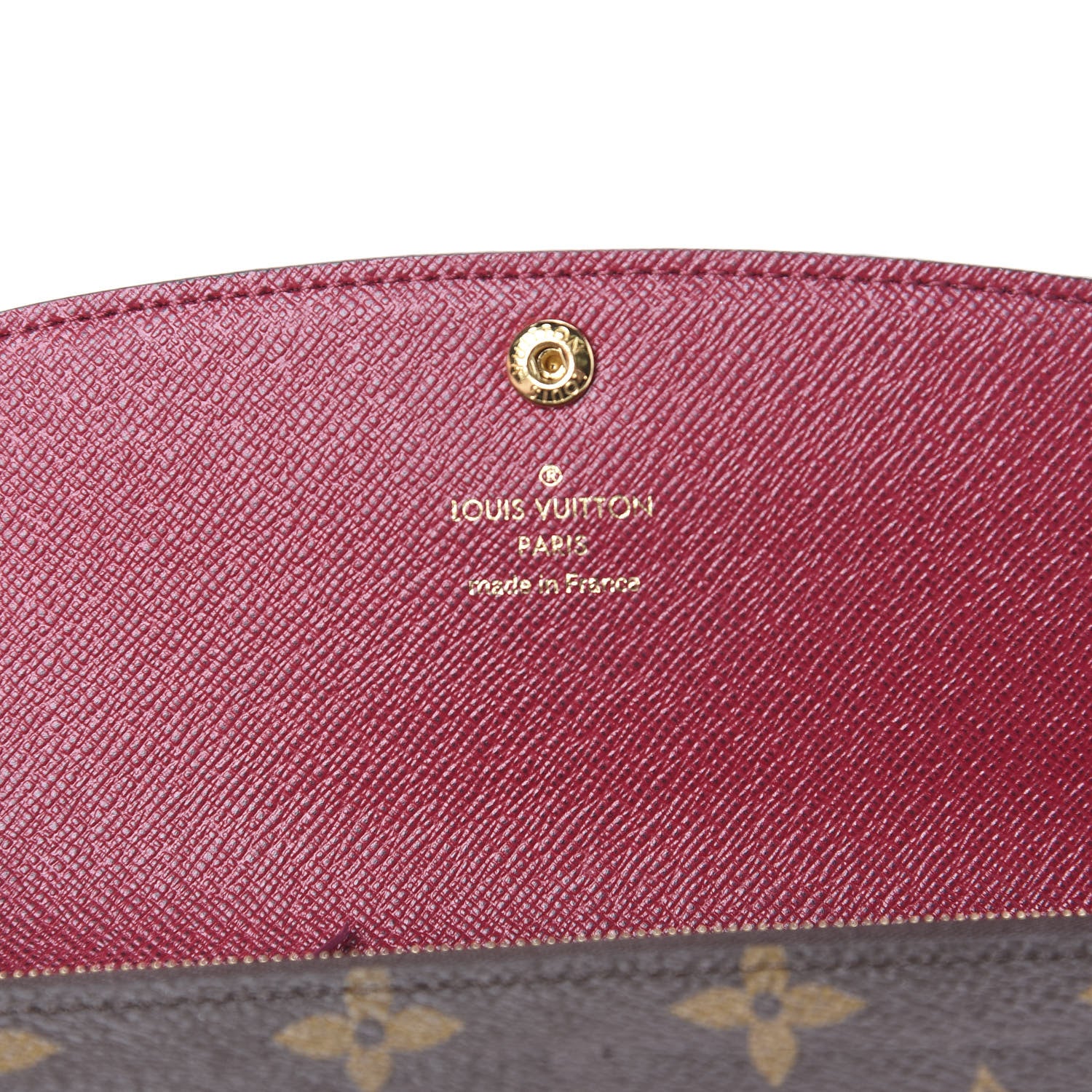 Louis Vuitton Monogram Emilie Wallet Fuchsia 5 of 6