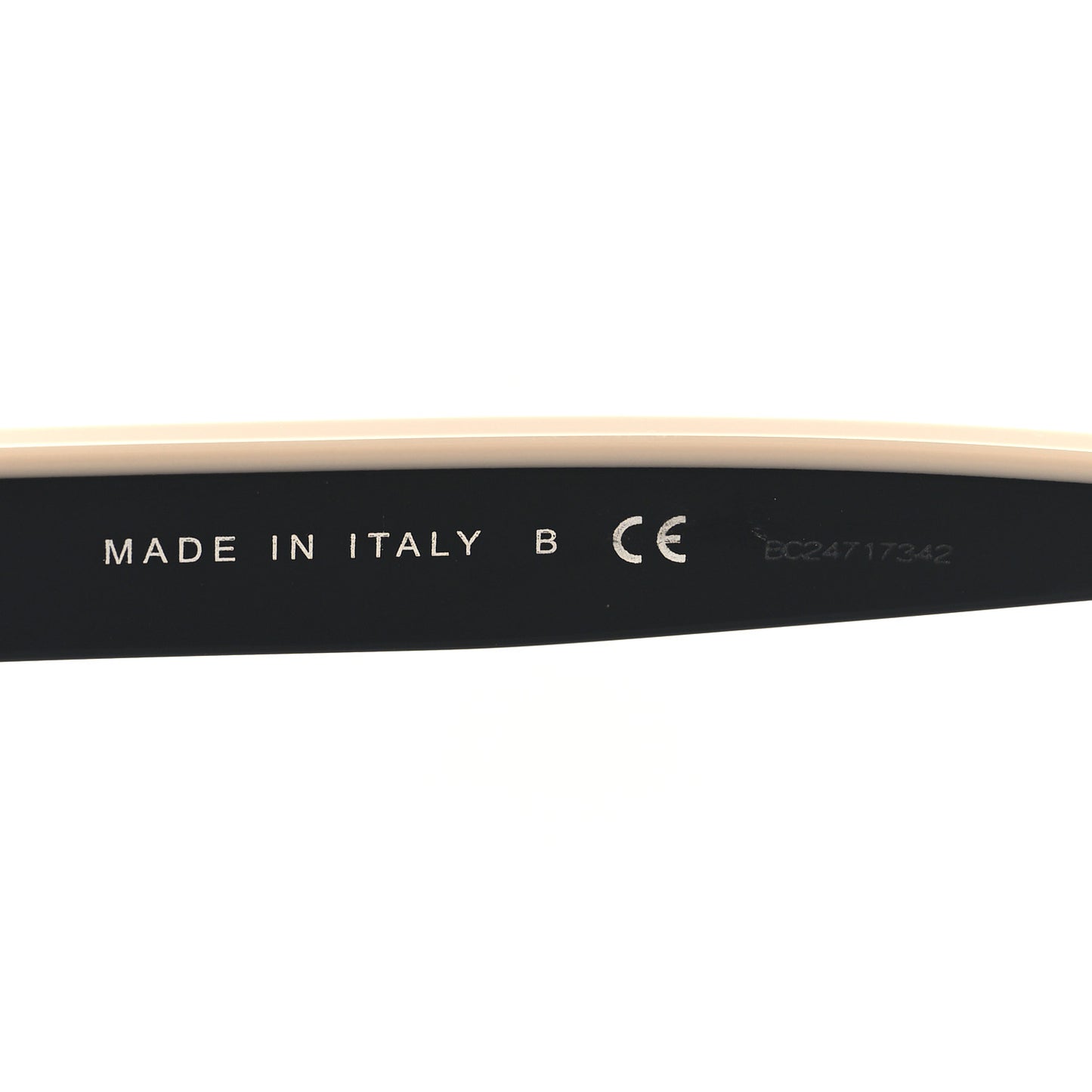 Acetate CC Butterfly Sunglasses 5414-A Black Beige