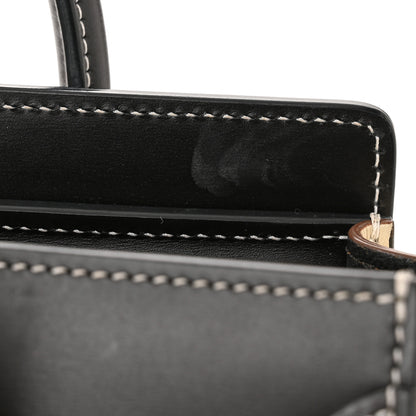 Celine Smooth Calfskin Nano Tri-Color Luggage Chestnut 12 of 15