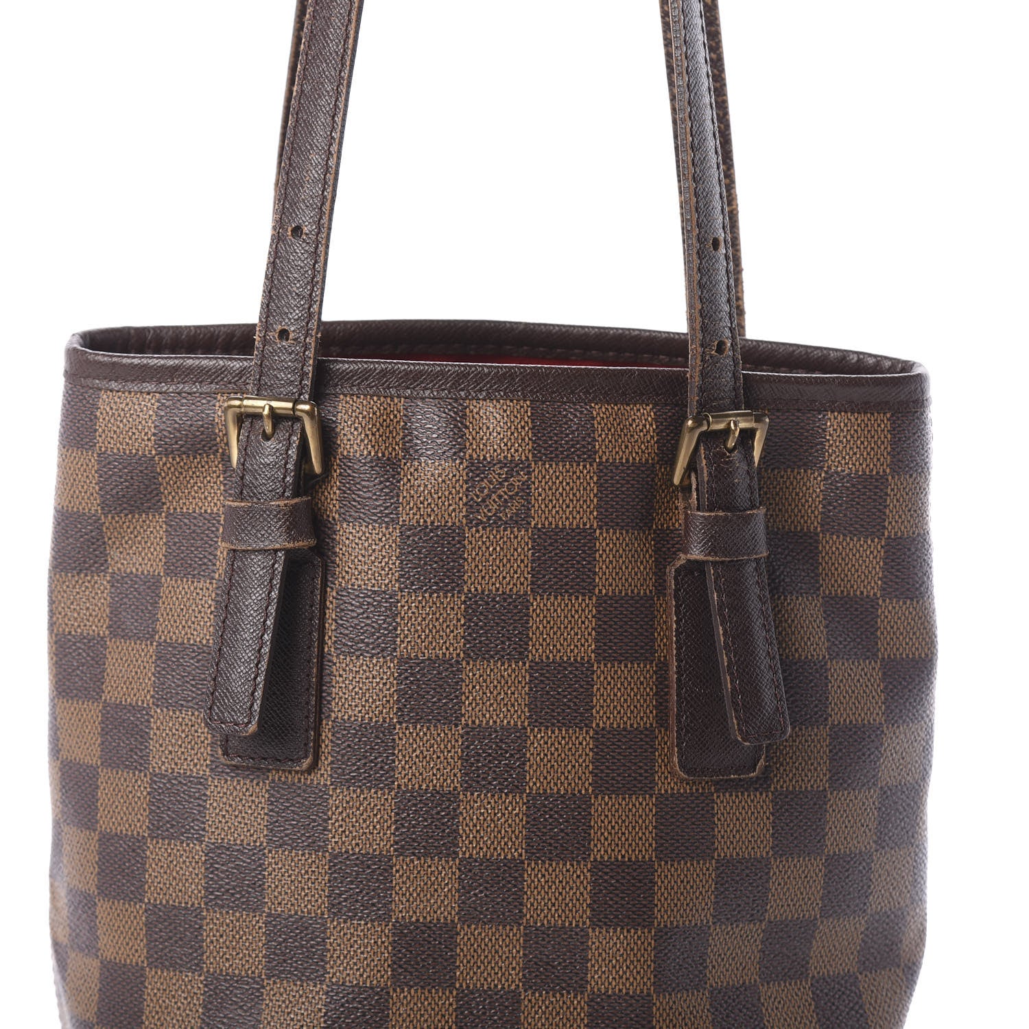 Louis Vuitton Damier Ebene Marais Bucket 23 7 of 16