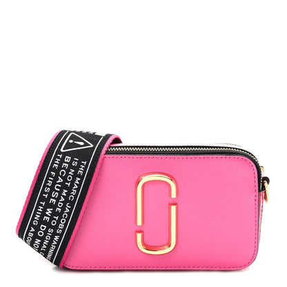 Marc Jacobs Saffiano Small Snapshot Camera Bag Pink 1 of 9