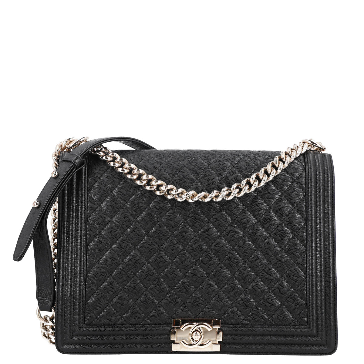 Chanel Caviar Quilted Large Boy Flap Black 1 of 10