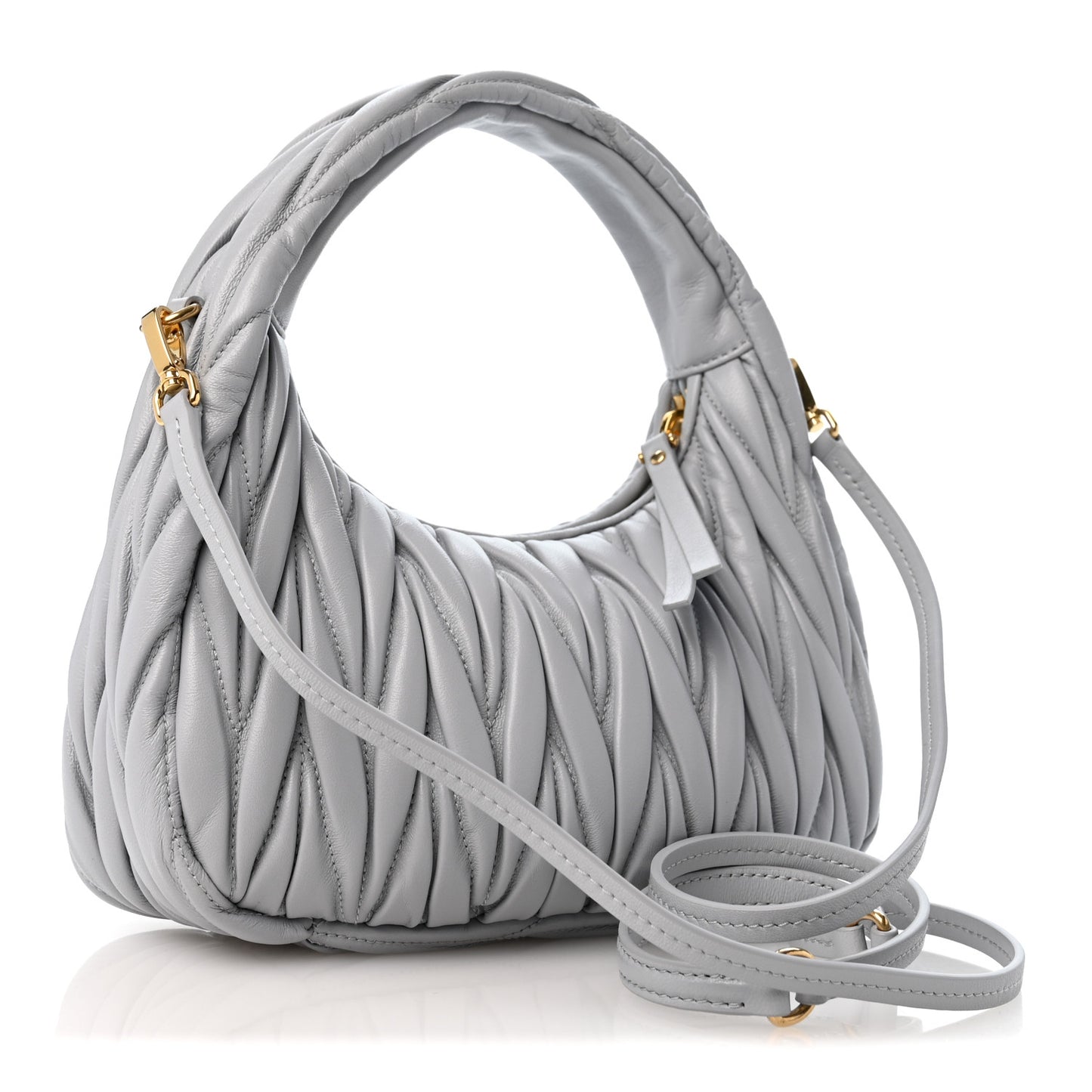 Nappa Matelasse Small Wander Hobo Fiordaliso