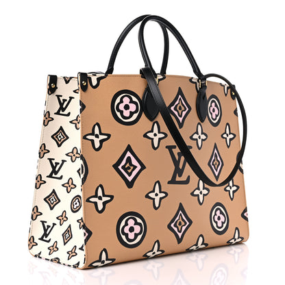 Louis Vuitton Monogram Giant Wild At Heart Onthego GM Arizona 2 of 8