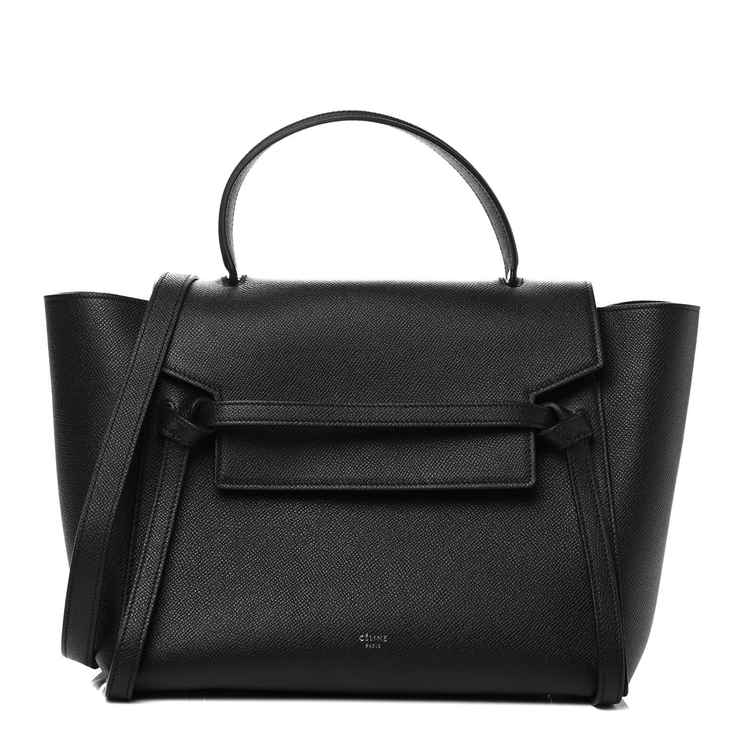 Celine Grained Calfskin Mini Belt Bag Black 1 of 4