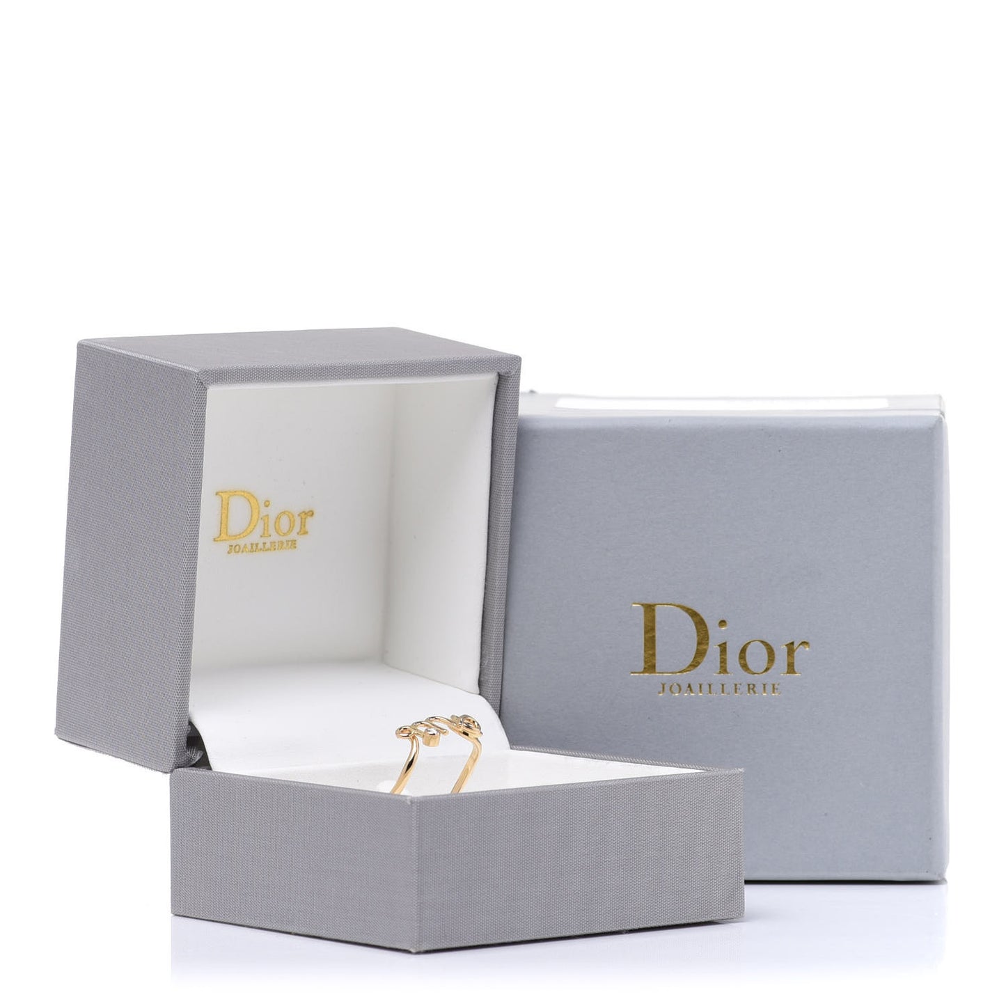 18K Yellow Gold Diamond Oui Ring 52 6