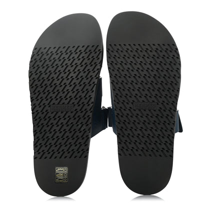 Hermes Epsom Mens Chypre Sandals 43 Bleu Mineral 4 of 4