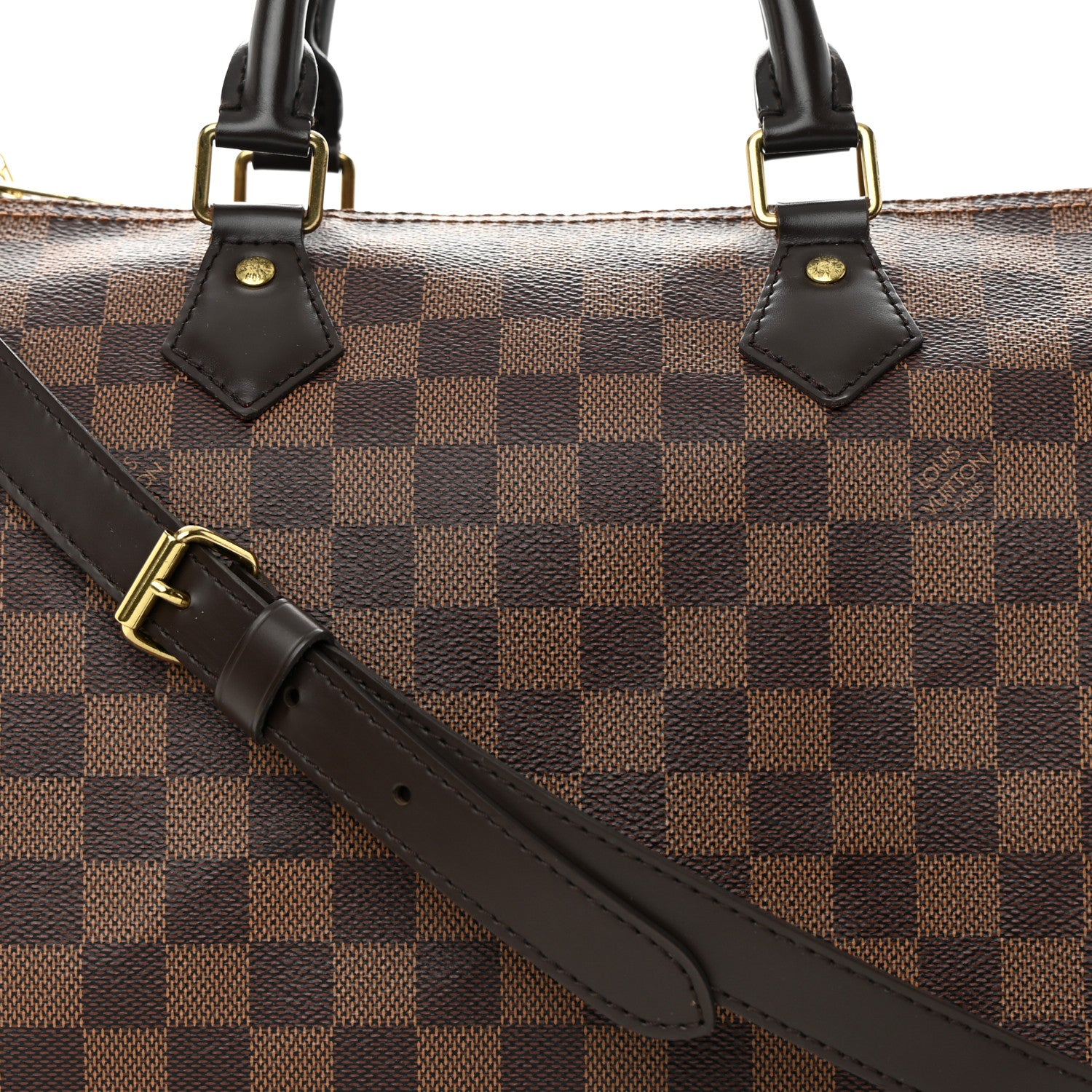 Louis Vuitton Damier Ebene Speedy Bandouliere 30 8 of 15