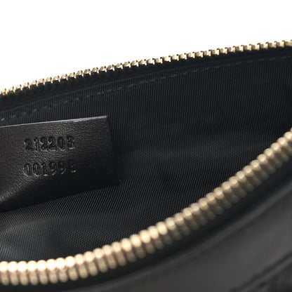 Gucci Guccissima Signature New Britt Wristlet Black 8 of 10