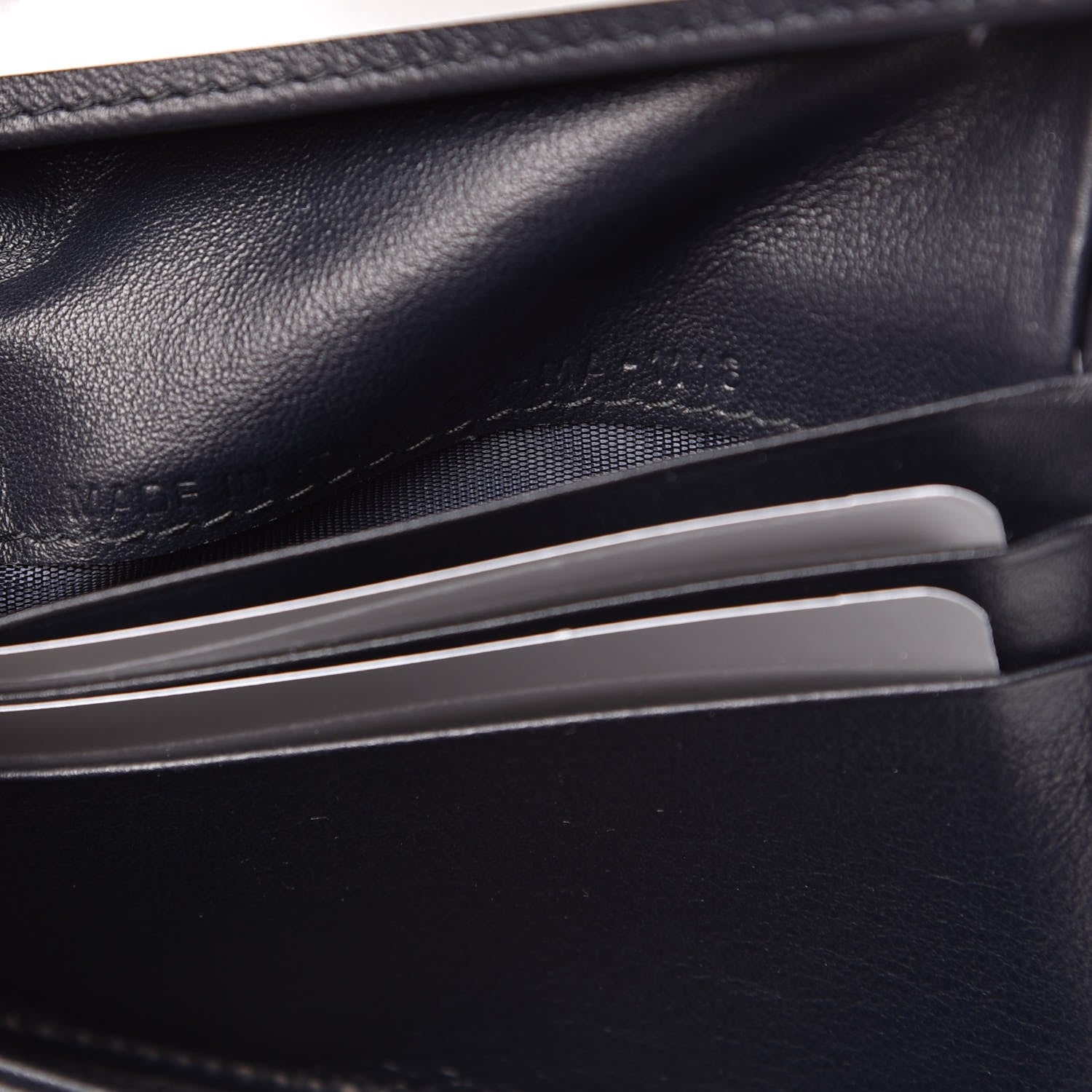 Christian Dior Oblique Saddle Card Holder Blue 7 of 11