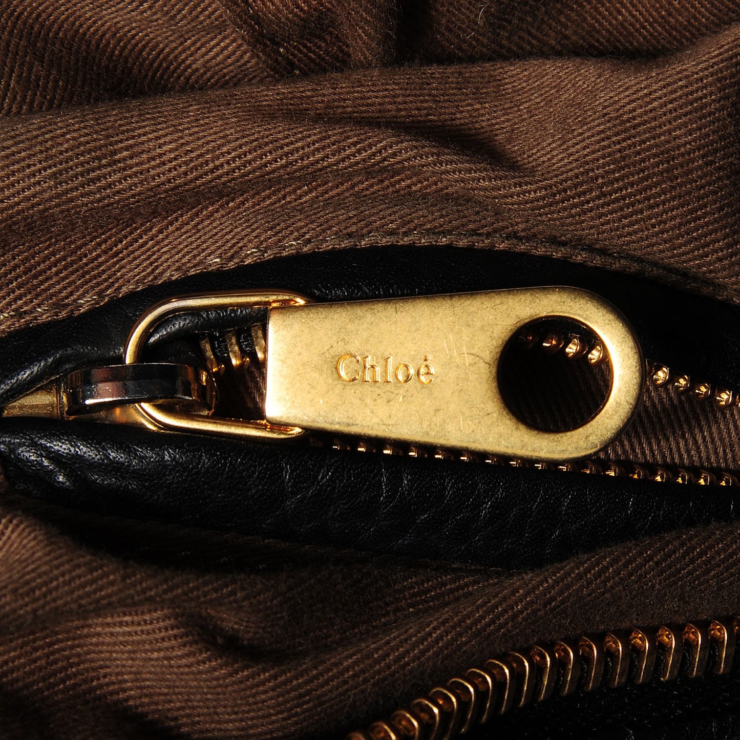Calfskin Large Marcie Satchel Black