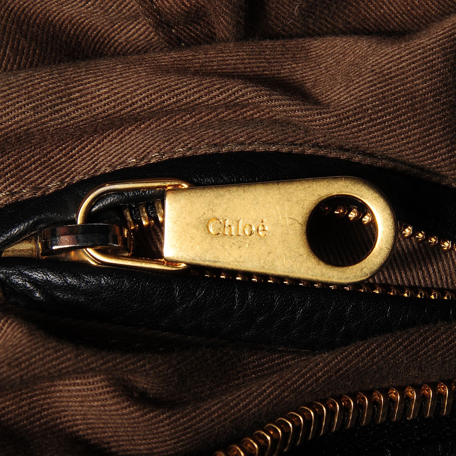 Chloe Calfskin Large Marcie Satchel Black 11 of 11