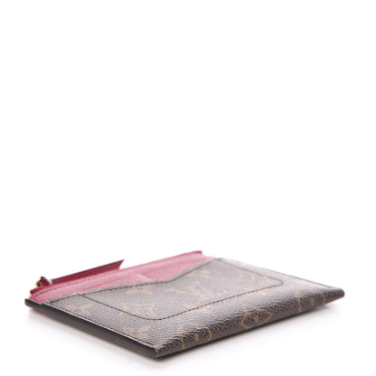 Louis Vuitton Monogram Zipped Card Holder Fuchsia 4 of 7