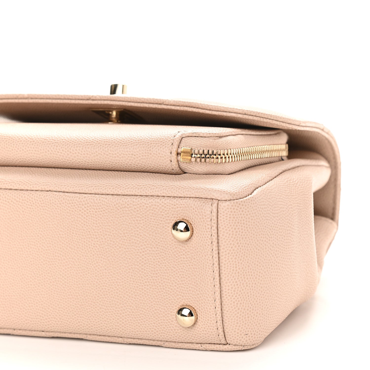 Chanel Caviar Quilted Small Business Affinity Flap Beige 9 of 9