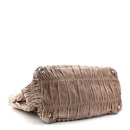 Prada Nappa Gaufre Tote Ghiaccio 4 of 12