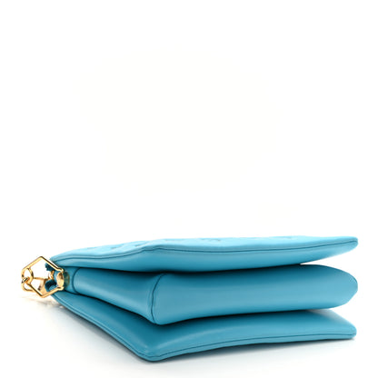 Louis Vuitton Lambskin Embossed Monogram Coussin PM Turquoise 4 of 7