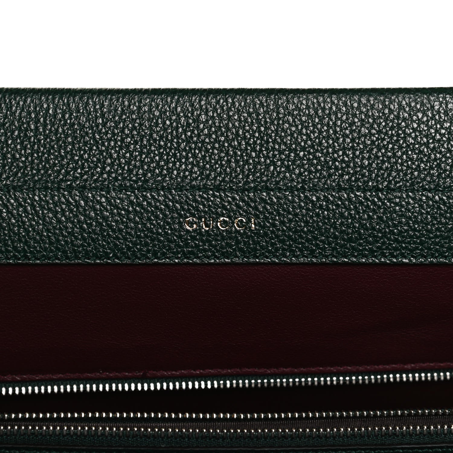 Gucci Grainy Calfskin Medium Zumi Top Handle Bag Vintage Green 6 of 12