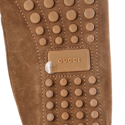 Gucci Suede Womens Horsebit Driver Loafer 39 Brown 8 of 9