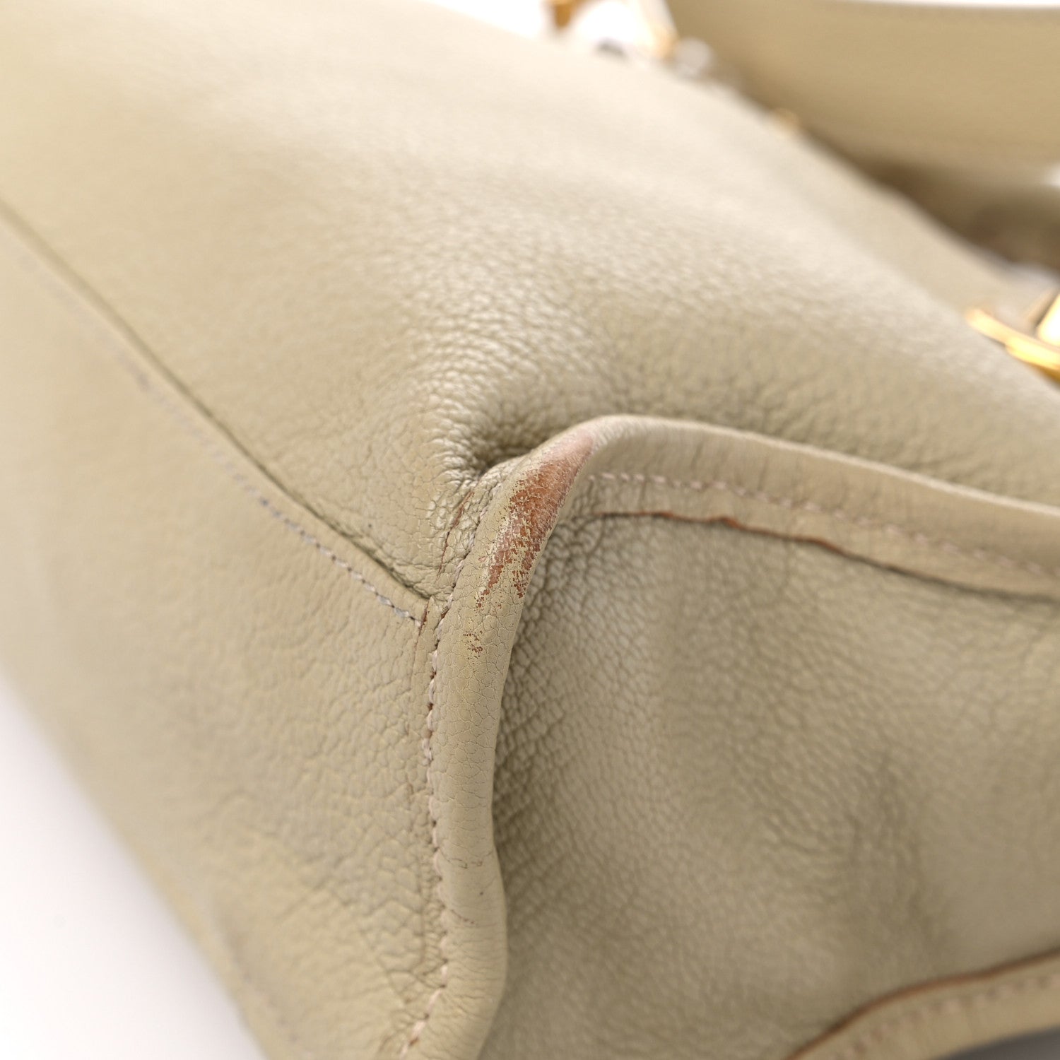 Balenciaga Chevre Gold Metallic Edge Hardware Mini City Beige Oryx 11 of 18