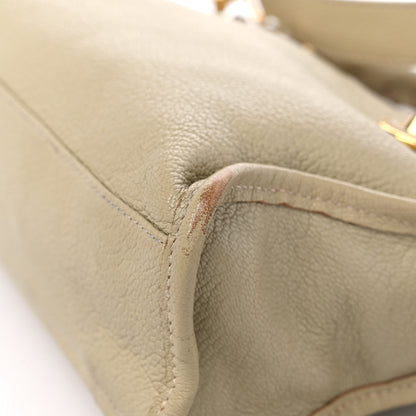 Balenciaga Chevre Gold Metallic Edge Hardware Mini City Beige Oryx 11 of 18