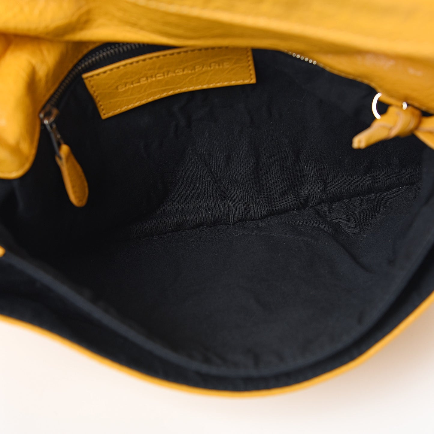 Agneau Giant 12 Silver Hardware Envelope Clutch Mangue