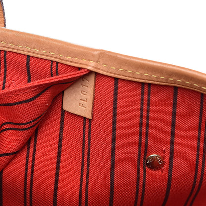 Louis Vuitton Monogram Jungle Dots Neo Neverfull MM Coquelicot Denim 7 of 12