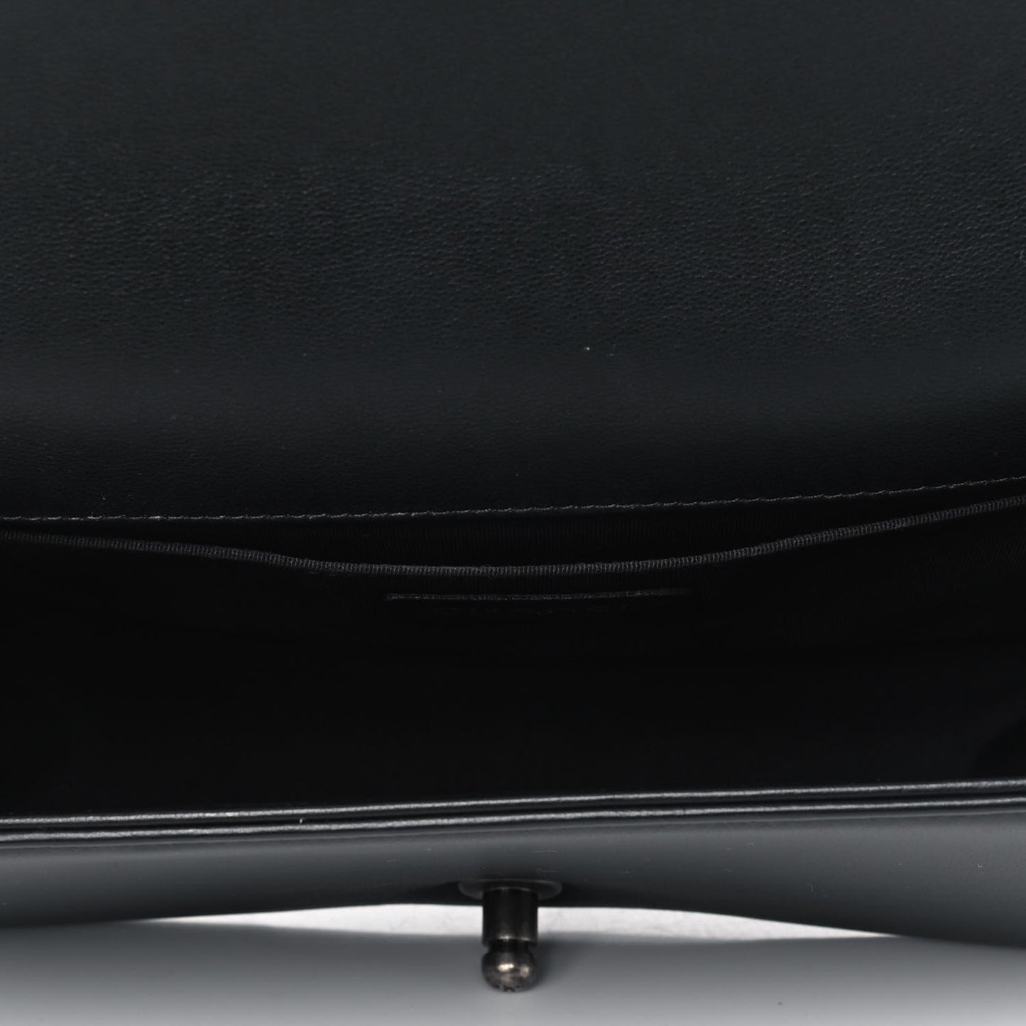 Calfskin Quilted Medium Boy Flap Black