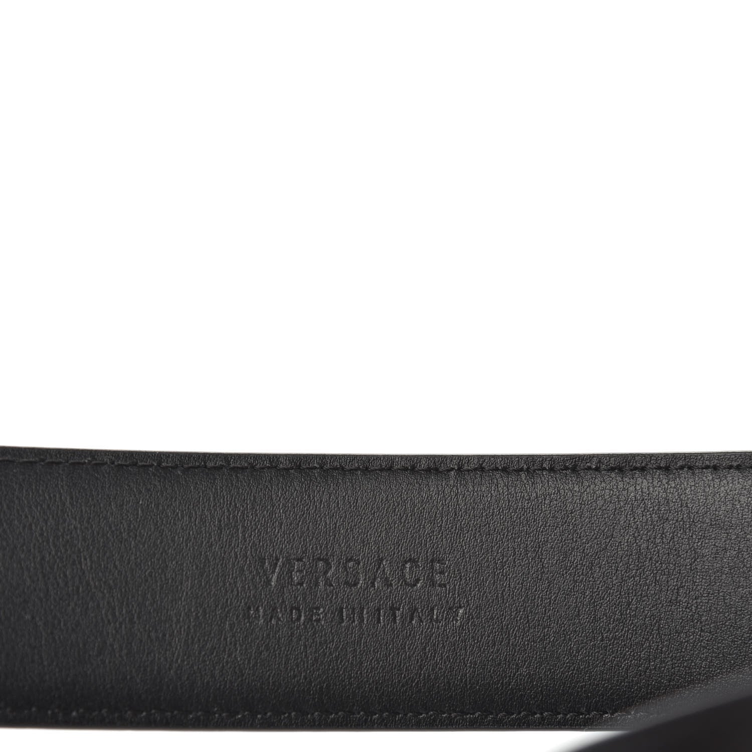 Versace Calfskin Palazzo Medusa Belt 95 38 Black 5 of 6
