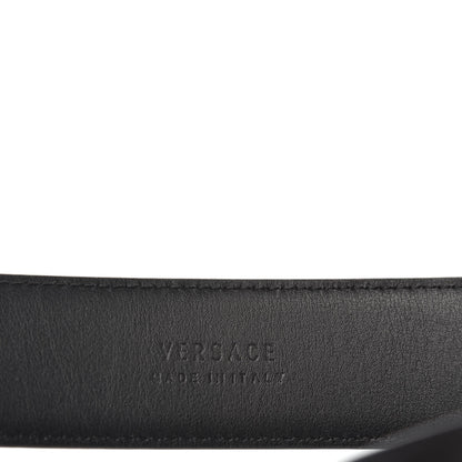 Versace Calfskin Palazzo Medusa Belt 95 38 Black 5 of 6