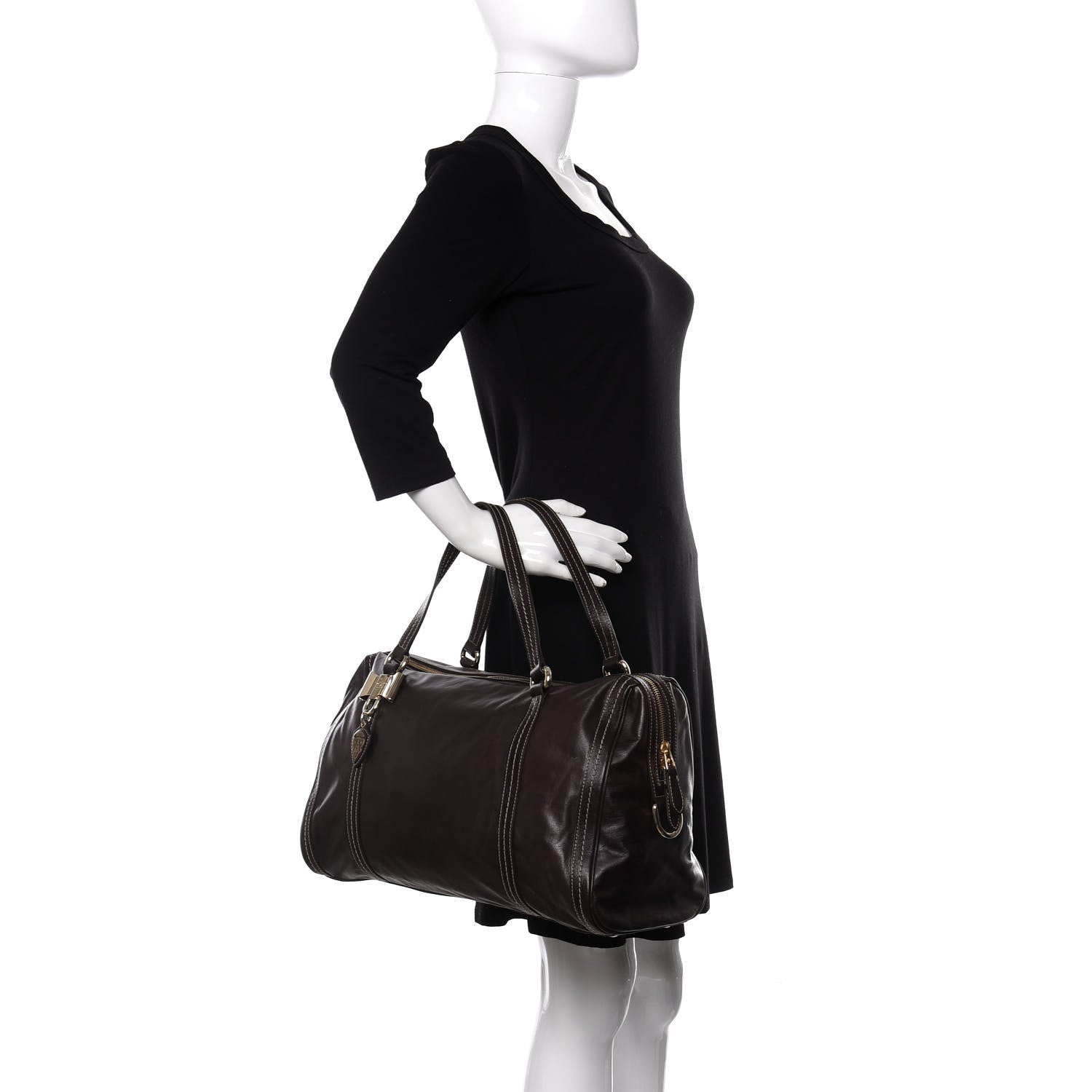 Gucci Nappa Medium Duchessa Boston Brown 2 of 10