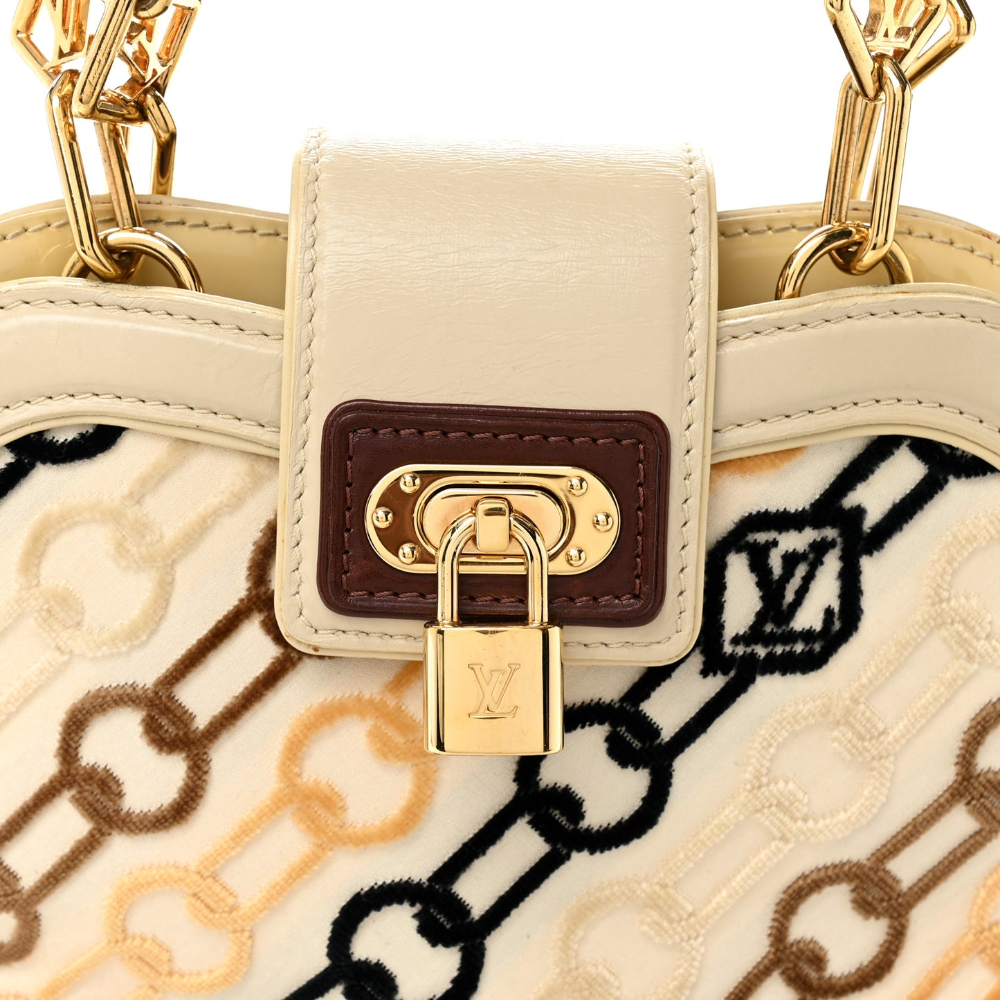 Velvet Chains Mini Linda Beige