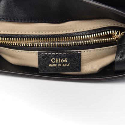 Chloe Suede Calfskin Small Faye Backpack Black 5 of 9