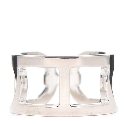 Hermes Sterling Silver MM Ever Chaine d'Ancre Ring 50 5.25 3 of 5