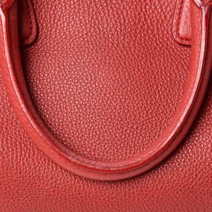Prada Vitello Daino Tote Rosso 15 of 22