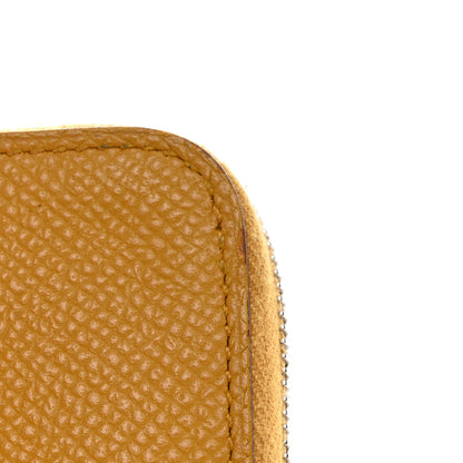 Hermes Epsom Azap Mini Wallet Jaune Ambre 8 of 9