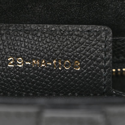 Christian Dior Grained Calfskin Saddle Bag Black 7 of 10