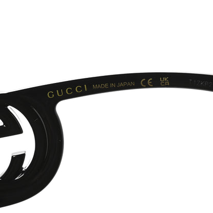 Gucci Acetate Chaise Rectangle Frame Sunglasses GG1325S Black 5 of 8