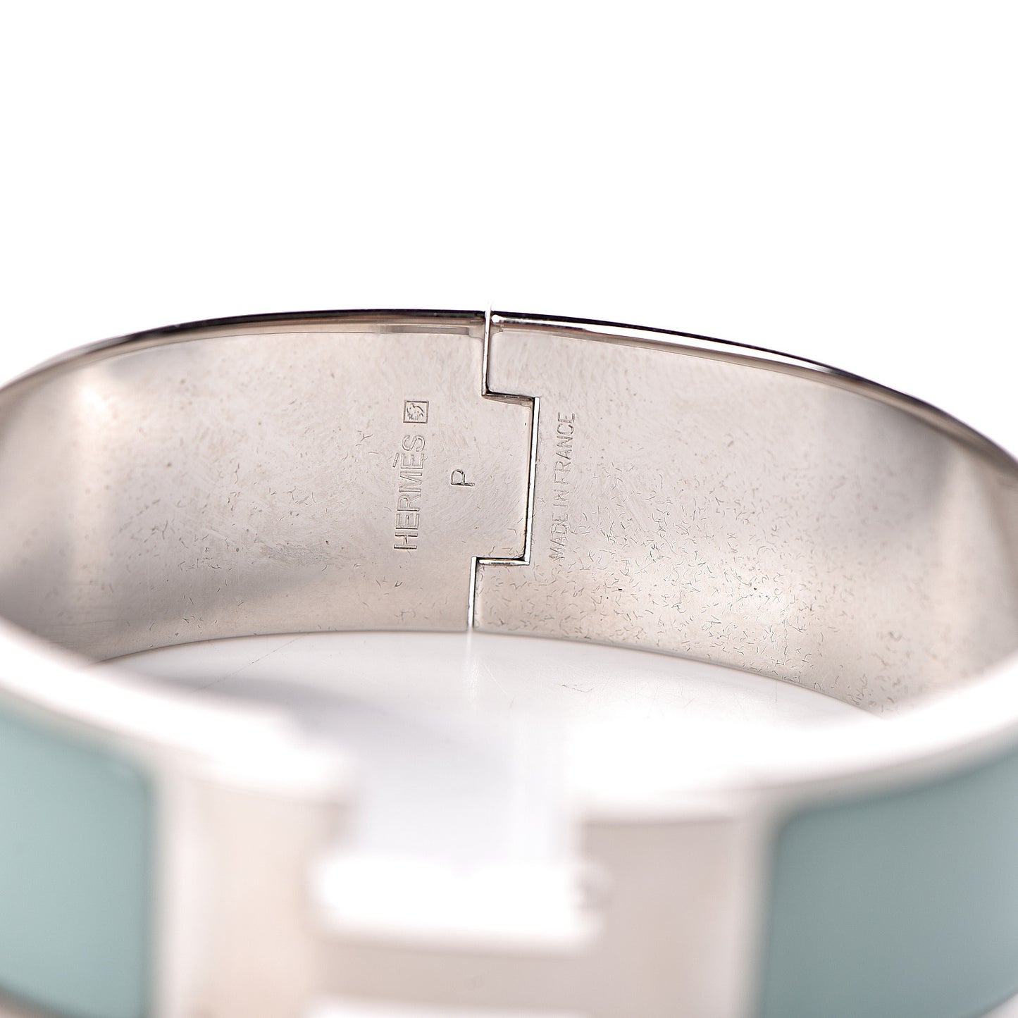 Enamel Wide Clic Clac H Bracelet GM Lagon