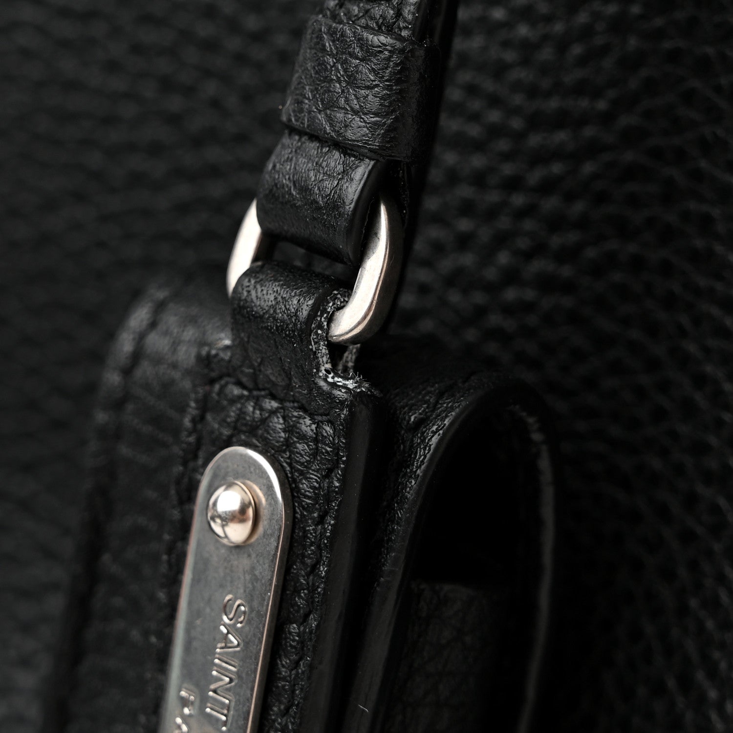 Saint Laurent Grained Calfskin Baby Sac De Jour Souple Black 16 of 18